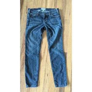 Current Elliott The Stiletto Skinny Jeans Voyage Dark Wash Low Rise 26 1280-0004